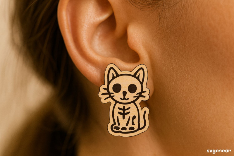 halloween-stud-earrings-laser-cut