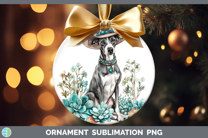 greyhound-ornament-western-cowboy-dogs-sublimation-bauble-de