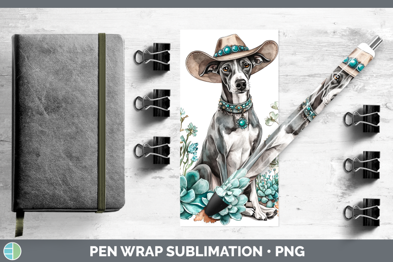 greyhound-pen-wrap-western-cowboy-dogs-sublimation-pen-desig
