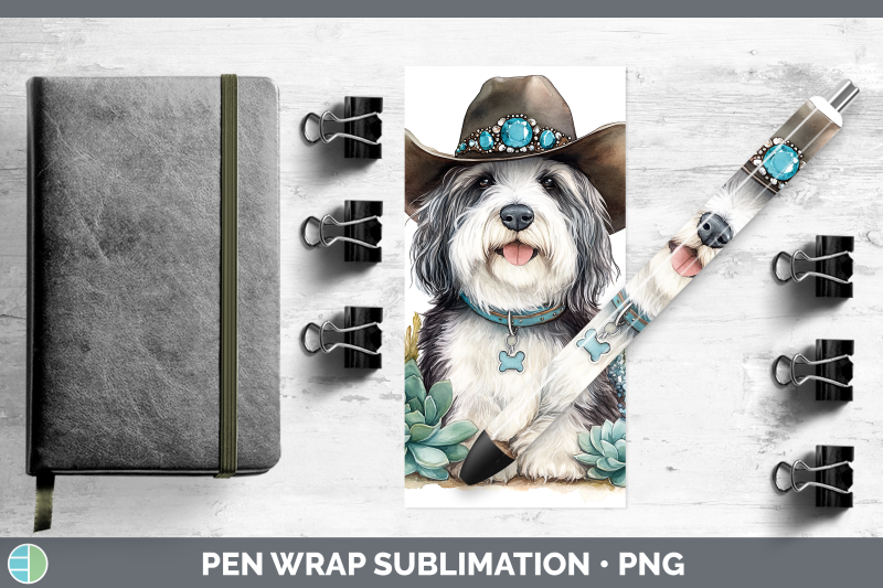 old-english-sheepdog-pen-wrap-western-cowboy-dogs-sublimatio