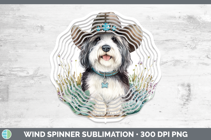 old-english-sheepdog-wind-spinner-western-cowboy-dogs-sublim