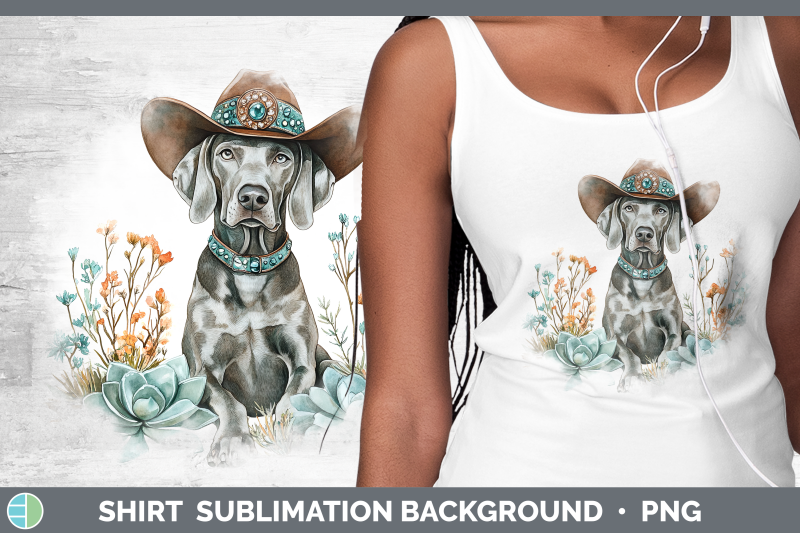 weimaraner-shirt-western-cowboy-dogs-sublimation-background