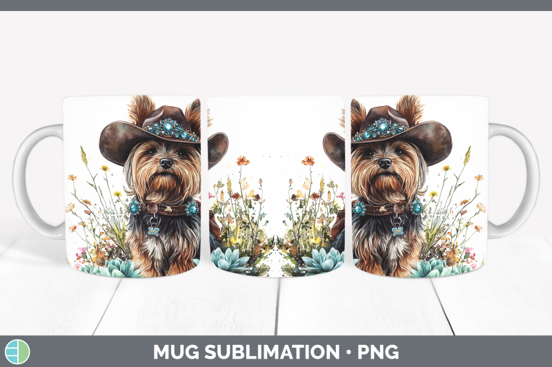 yorkshire-terrier-mug-wrap-western-cowboy-dogs-sublimation-c