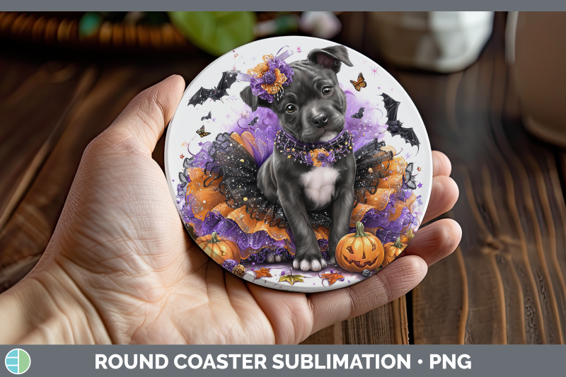 american-staffordshire-round-coaster-dogs-03-halloween-subli