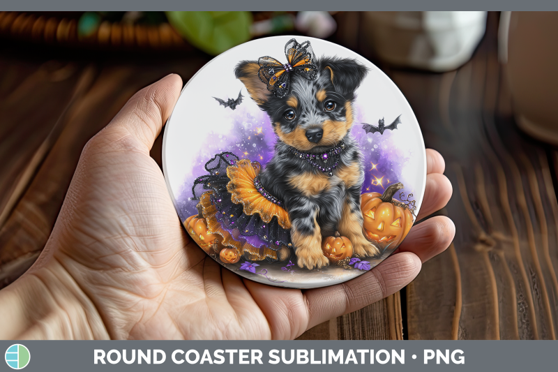 australian-cattle-dog-round-coaster-dogs-03-halloween-sublim