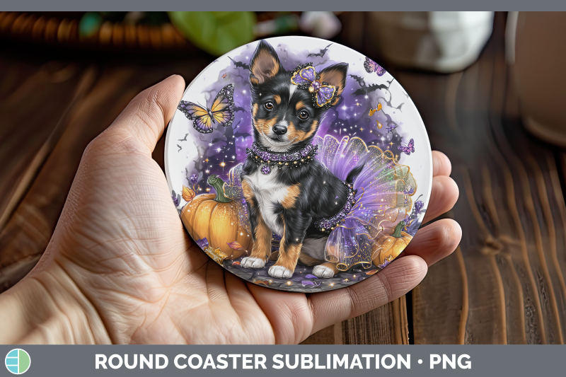 basenji-round-coaster-dogs-03-halloween-sublimation-coaster
