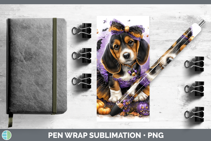 basset-hound-pen-wrap-dogs-03-halloween-sublimation-pen-desi