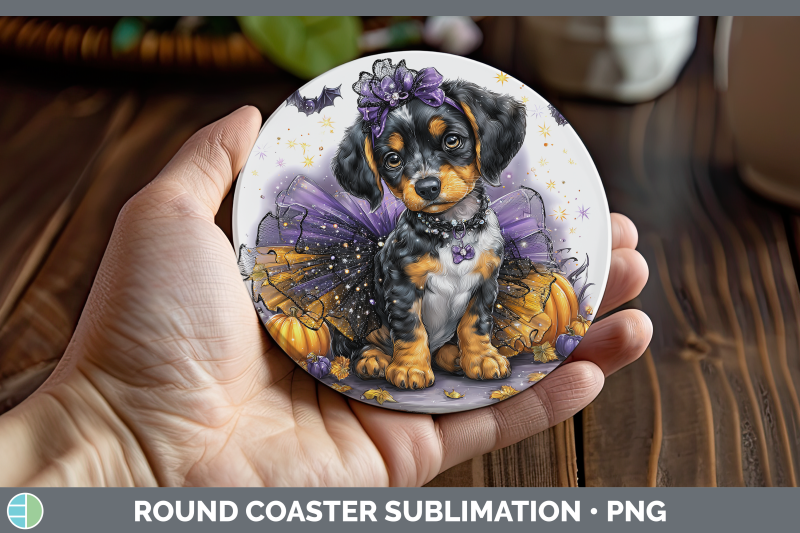 bluetick-coonhound-round-coaster-dogs-03-halloween-sublimati