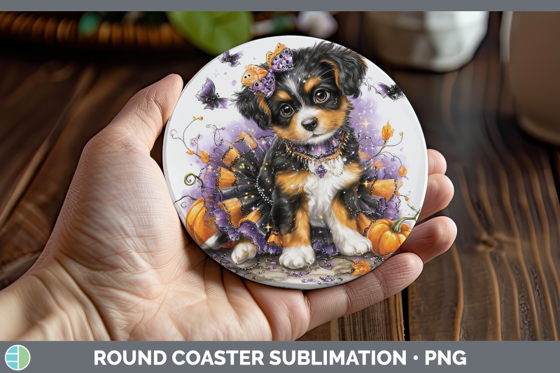 brittany-dog-round-coaster-dogs-03-halloween-sublimation-coa