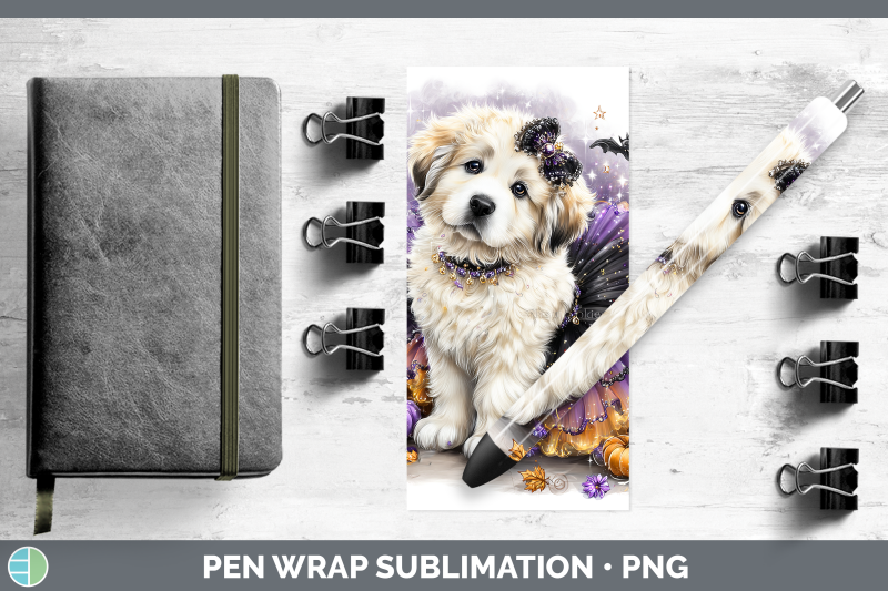 great-pyrenees-pen-wrap-dogs-03-halloween-sublimation-pen-de