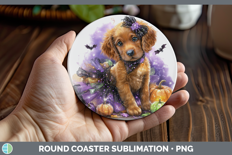 irish-setter-round-coaster-dogs-03-halloween-sublimation-coa