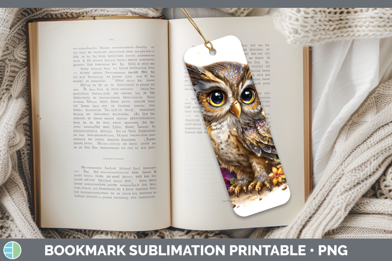 owl-bookmark-birds-01-floral-summer-sublimation-printable-de