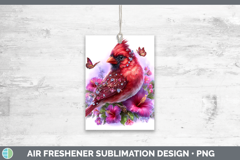 cardinal-air-freshener-birds-01-floral-summer-sublimation-ca
