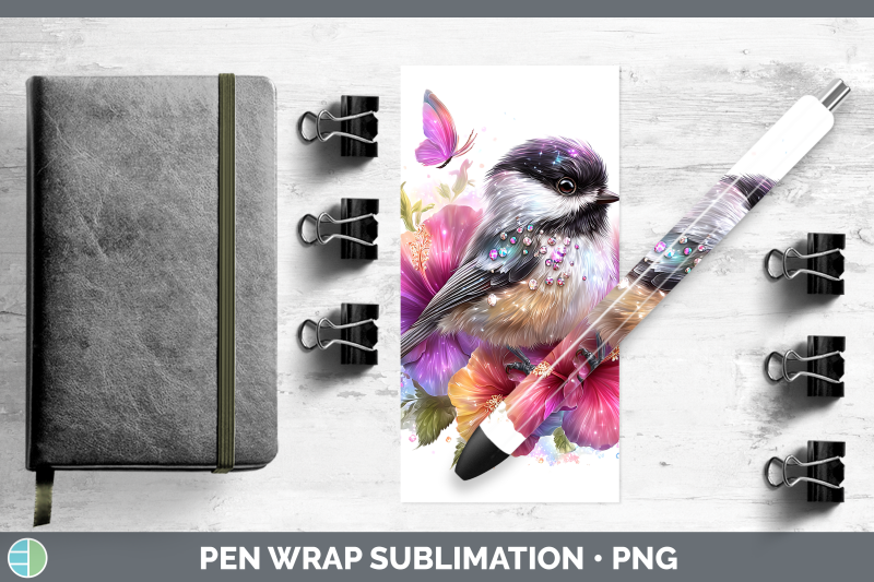 chickadee-pen-wrap-birds-01-floral-summer-sublimation-pen-de