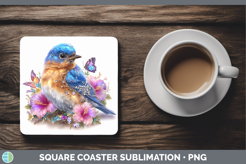 eastern-bluebird-square-coaster-birds-01-floral-summer-subli