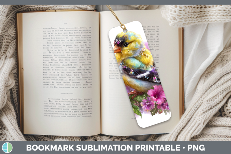goldfinch-bookmark-birds-01-floral-summer-sublimation-printa