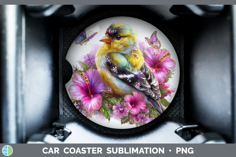 goldfinch-car-coaster-birds-01-floral-summer-sublimation-dri