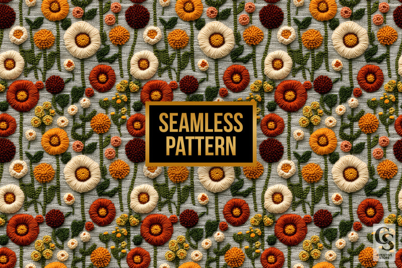 autumn-knitted-flowers-seamless-patterns