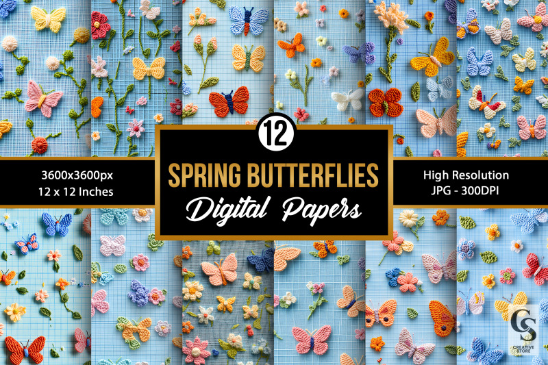 spring-crochet-butterflies-handmade-yarn-butterfly-patterns
