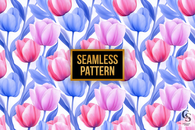 pink-and-blue-tulip-flowers-pastel-spring-floral-patterns