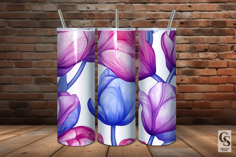 pink-and-blue-tulip-flowers-pastel-spring-floral-patterns