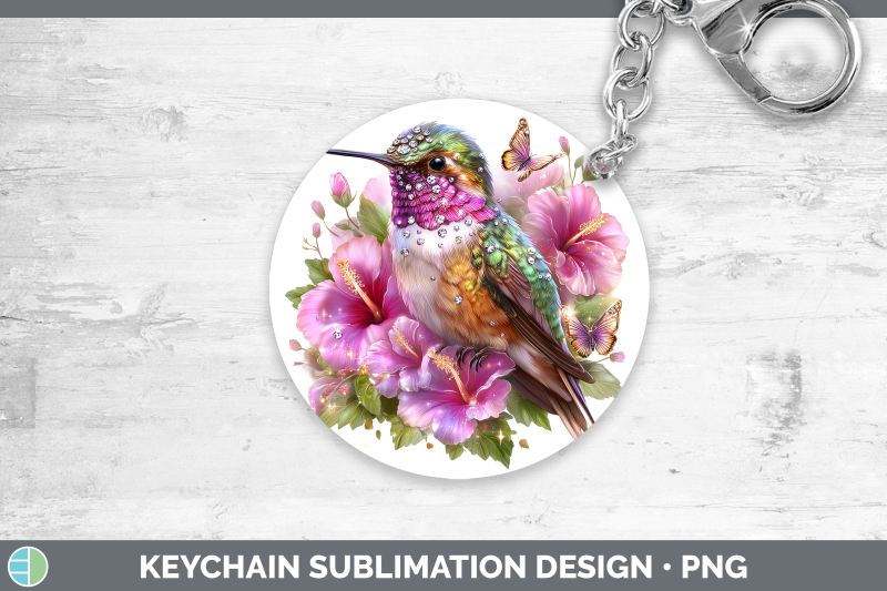 hummingbird-keychain-birds-01-floral-summer-sublimation-keyr