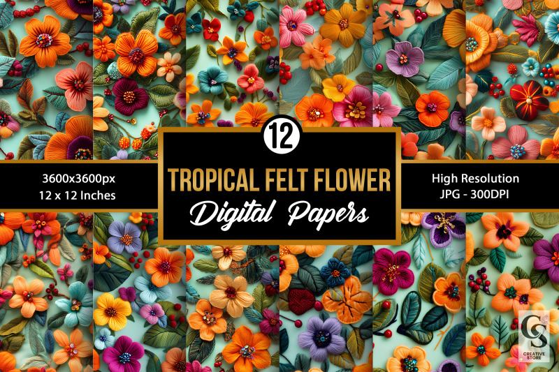 tropical-felt-flowers-bright-handmade-floral-pattern