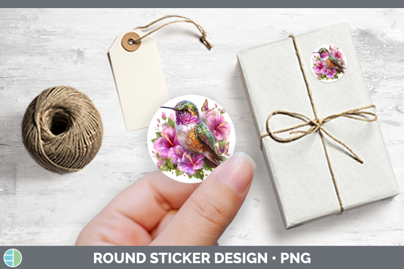 birds-01-floral-summer-hummingbird-stickers-round-labels-d