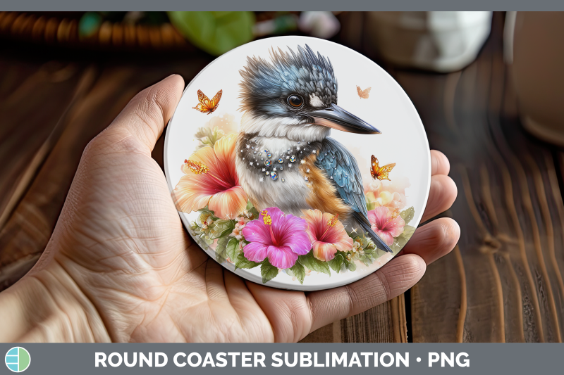 kingfisher-round-coaster-birds-01-floral-summer-sublimation