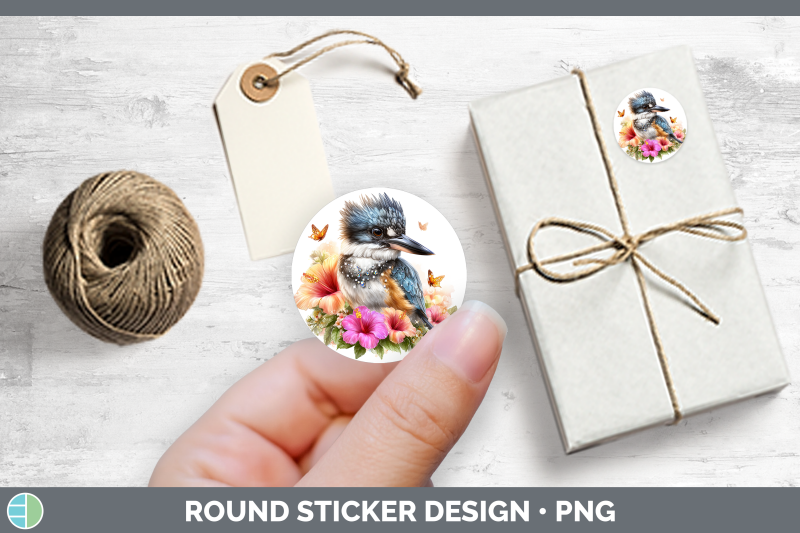 birds-01-floral-summer-kingfisher-stickers-round-labels-de
