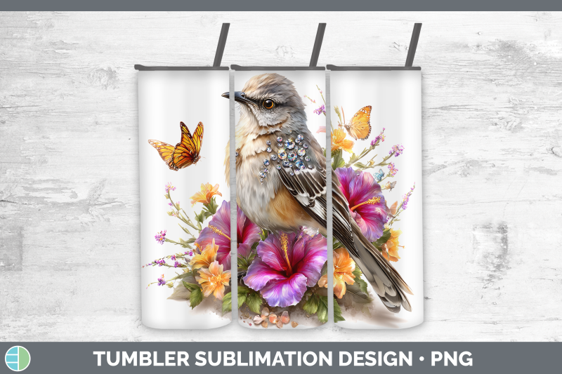 mockingbird-tumbler-birds-01-floral-summer-sublimation-20-oz