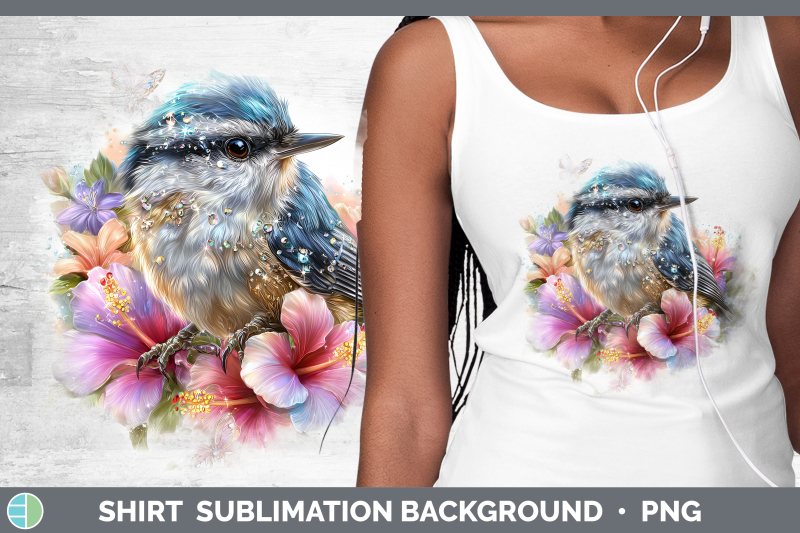nuthatch-shirt-birds-01-floral-summer-sublimation-background