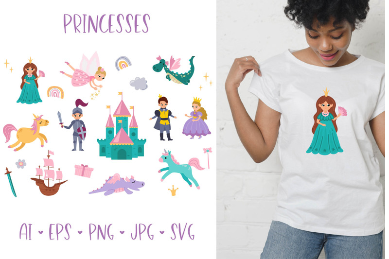 princesses-collection-svg-file