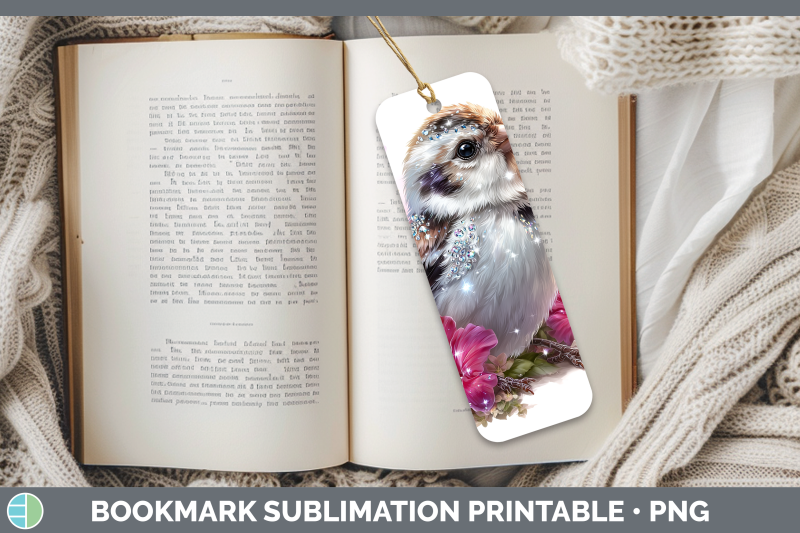 snow-bunting-bookmark-birds-01-floral-summer-sublimation-pri