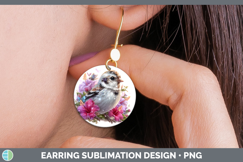 snow-bunting-round-earrings-birds-01-floral-summer-sublimati