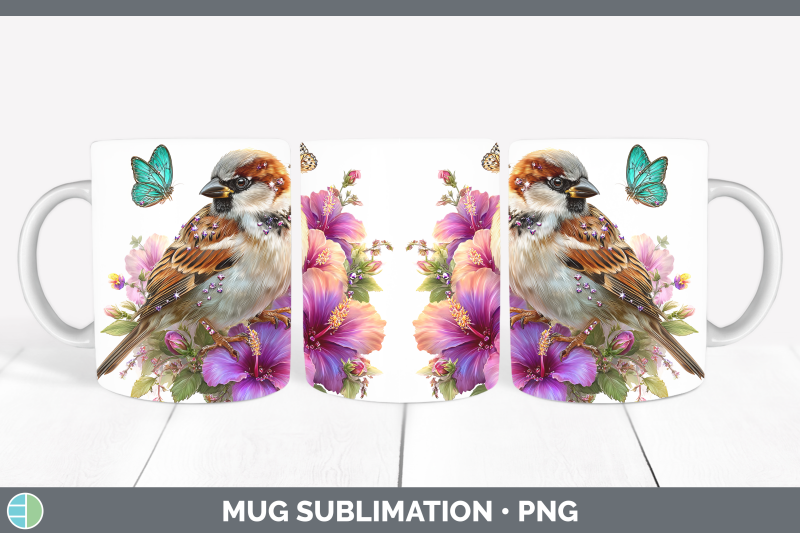sparrow-mug-wrap-birds-01-floral-summer-sublimation-coffee-c