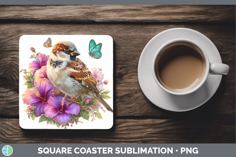 sparrow-square-coaster-birds-01-floral-summer-sublimation-dr