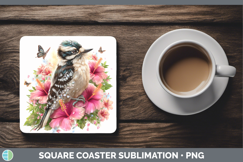 woodpecker-downy-square-coaster-birds-01-floral-summer-subli