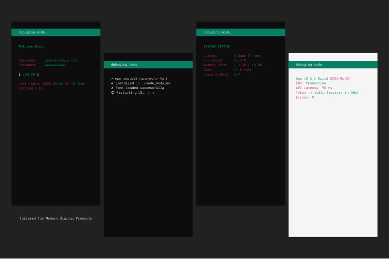 naru-mono-modern-monospace-font-family