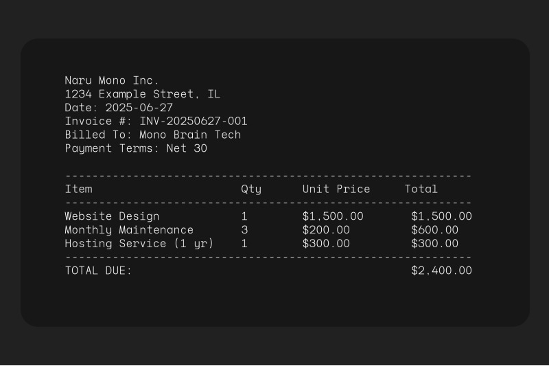 naru-mono-modern-monospace-font-family