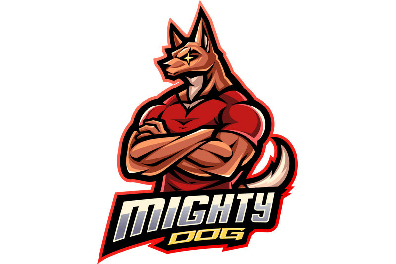 mighty-dog-esport-mascot-logo-design