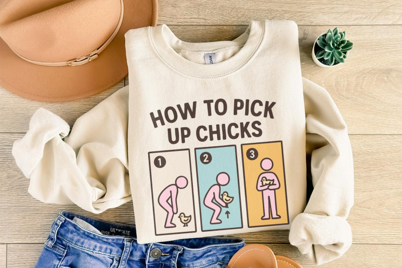 how-to-pick-up-chicks-png-funny-chicken-lover-shirt-digital-download