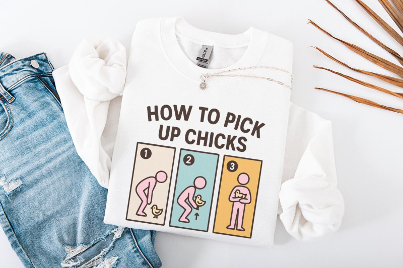 how-to-pick-up-chicks-png-funny-chicken-lover-shirt-digital-download