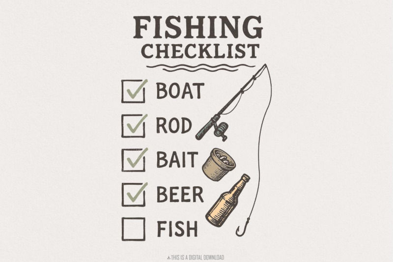 fishing-checklist-png-boat-rod-bait-beer-fish-funny-fisherman-digita