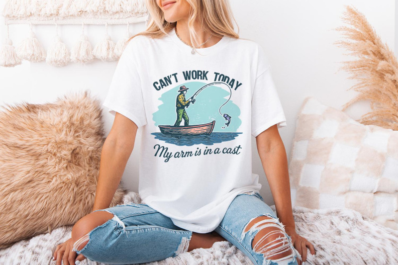 cant-work-today-my-arm-is-in-a-cast-png-funny-fishing-shirt-png-digi