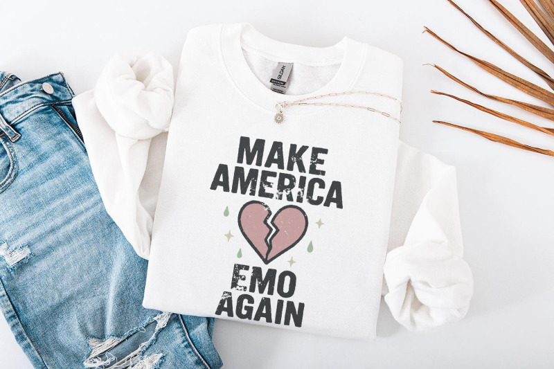 make-america-emo-again-png-broken-heart-digital-download-sad-aesthet