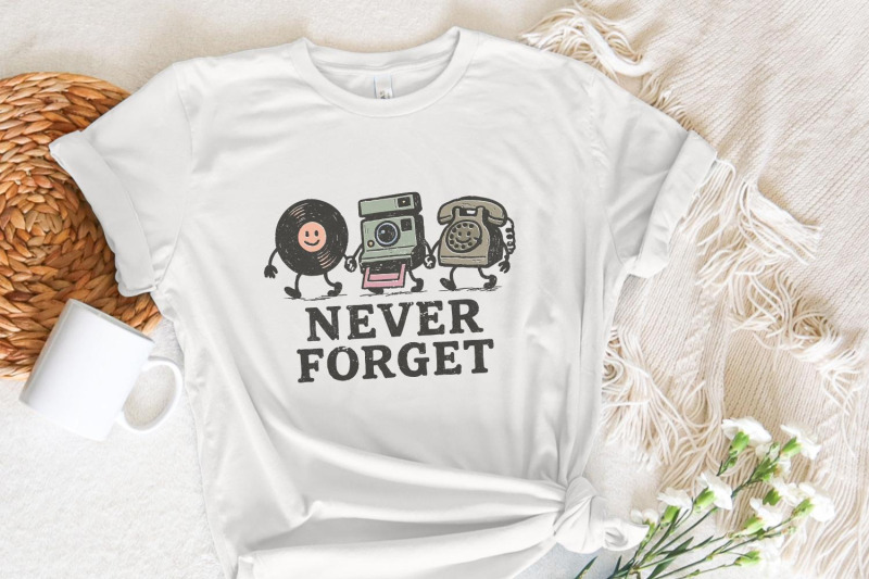 never-forget-png-retro-vinyl-camera-phone-printable-nostalgic-90s-di