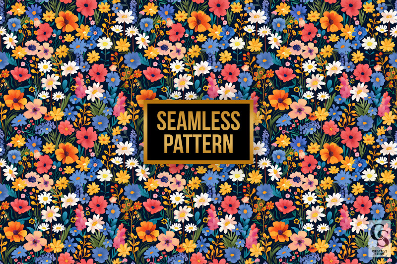 vibrant-wildflowers-seamless-patterns