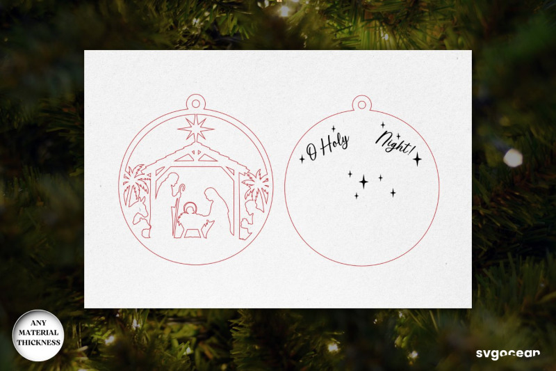round-nativity-ornaments-laser-cut