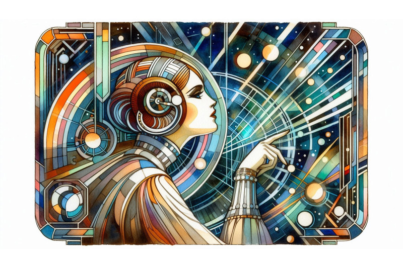 art-deco-space-woman